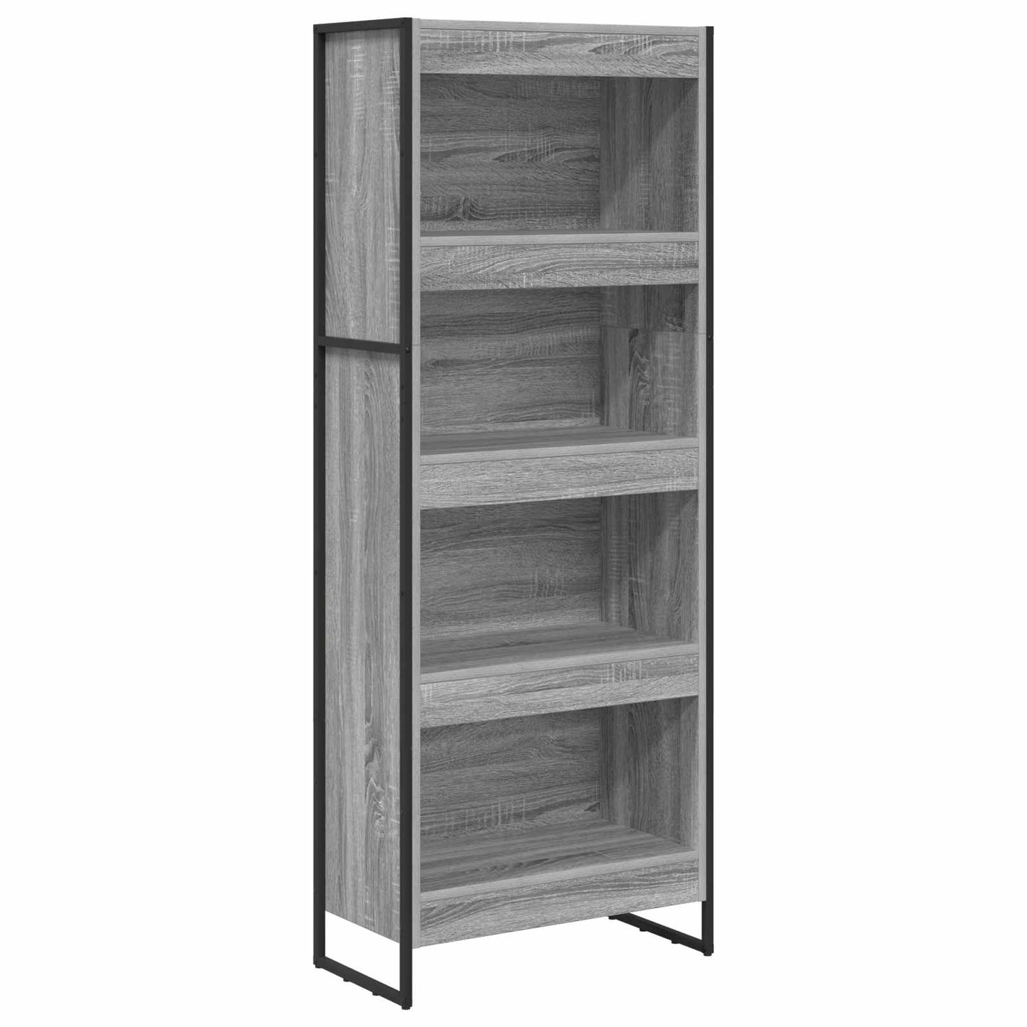 Armadio per Libri Grigio Sonoma 80 x 30 x 155 cm