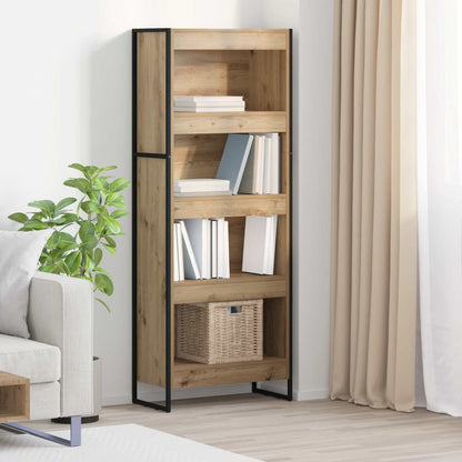 Armadio per Libri Rovere Artigianale 80 x 30 x 155 cm