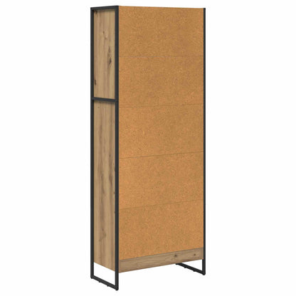 Armadio per Libri Rovere Artigianale 80 x 30 x 155 cm