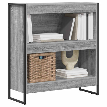 Armadio per Libri Grigio Sonoma 80 x 30 x 155 cm