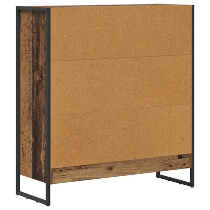 Armadio per Libri Legno vecchio 80 x 30 x 155 cm