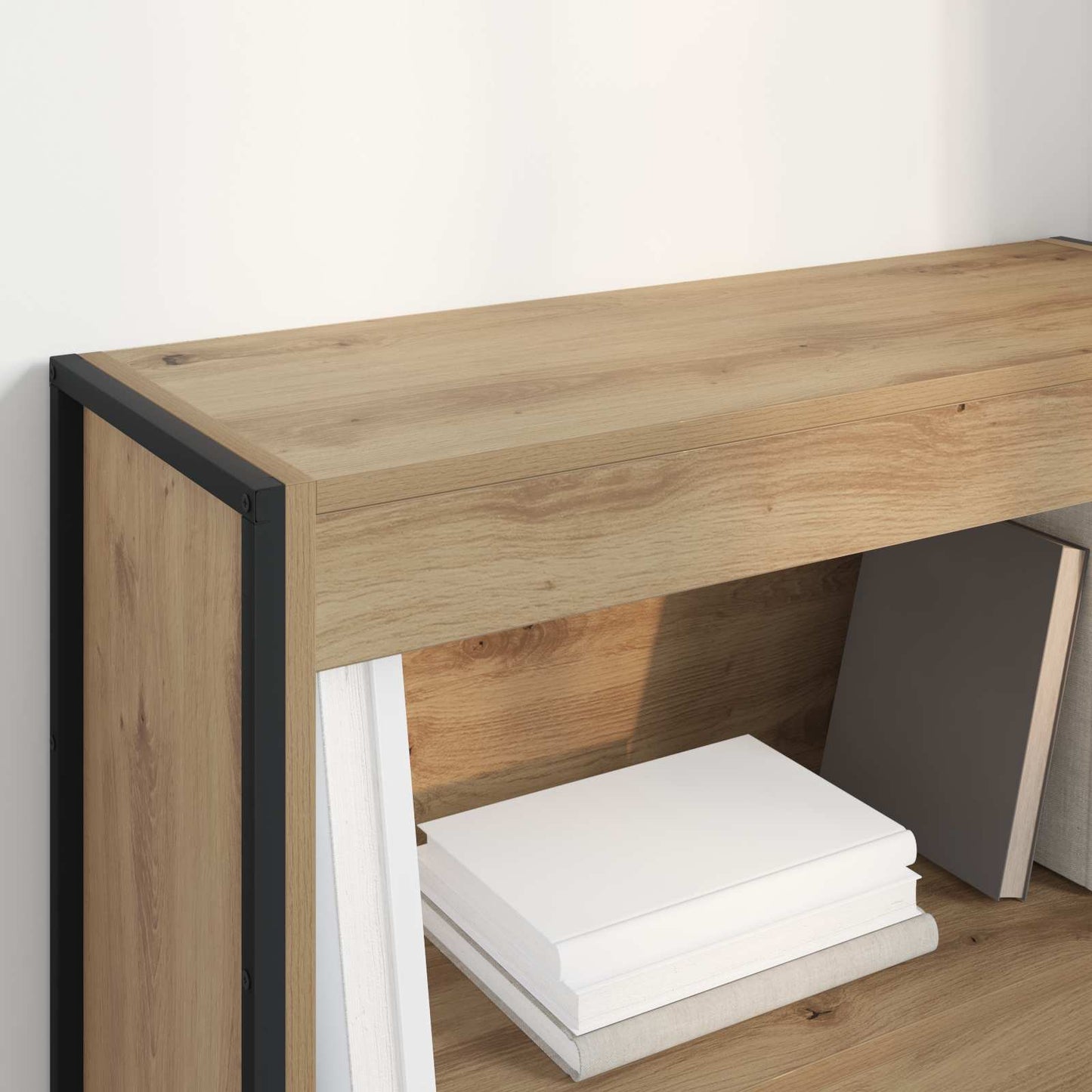 Armadio per Libri Rovere Artigianale 80 x 30 x 155 cm