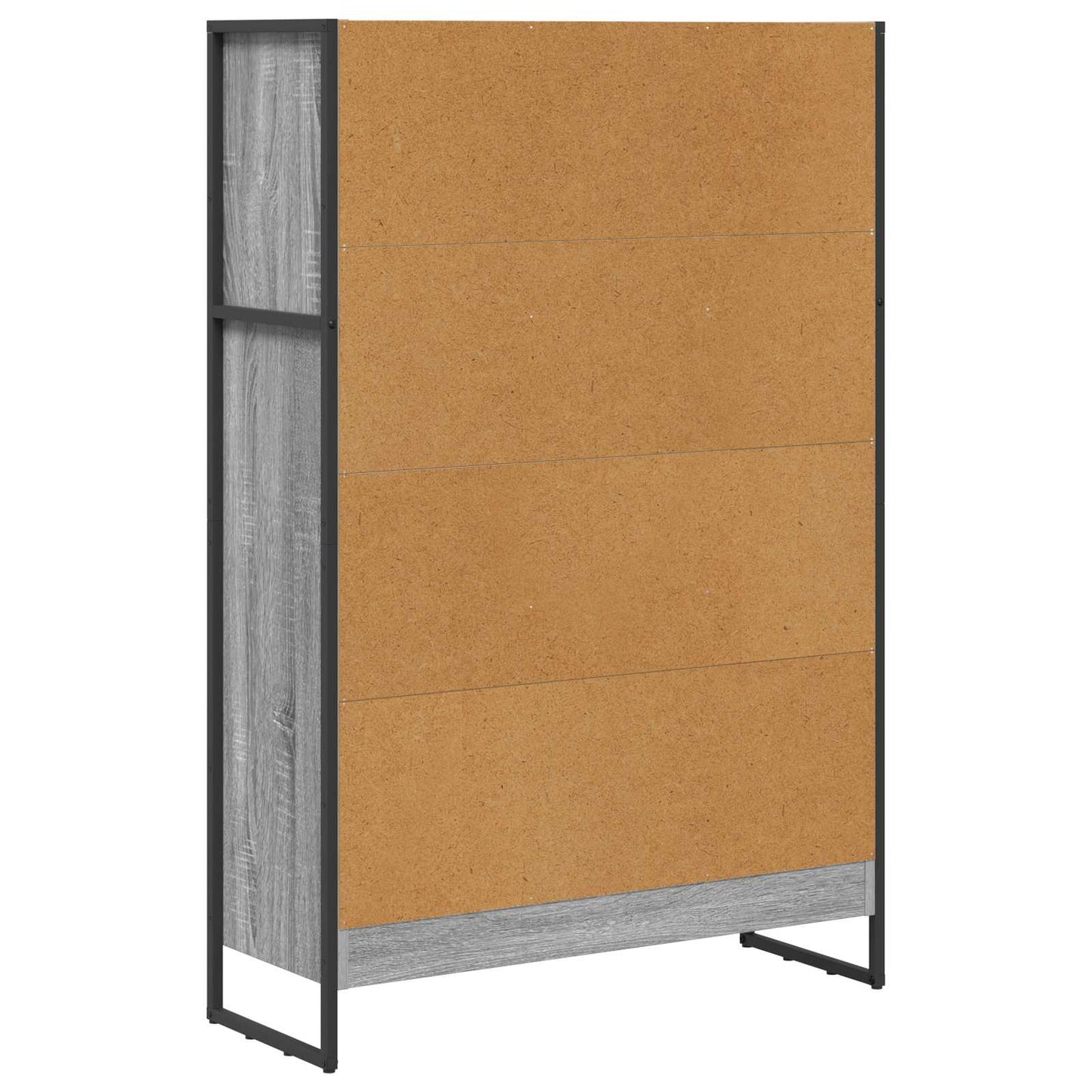 Armadio per Libri Grigio Sonoma 80 x 30 x 155 cm
