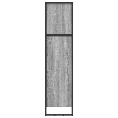 Armadio per Libri Grigio Sonoma 80 x 30 x 155 cm