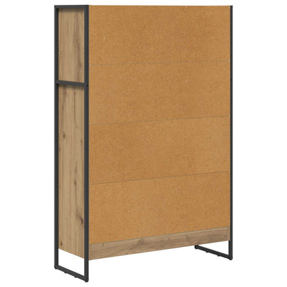 Armadio per Libri Rovere Artigianale 80 x 30 x 155 cm