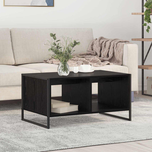 Tavolino da salotto Rovere Nero 80 x 50 x 40 cm | homemem39