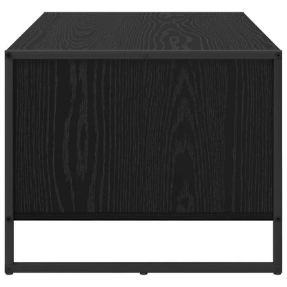 Tavolino da salotto Rovere Nero 80 x 50 x 40 cm