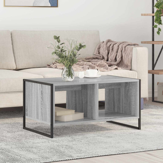 Tavolino da salotto Grigio Sonoma 80 x 50 x 40 cm | homemem39