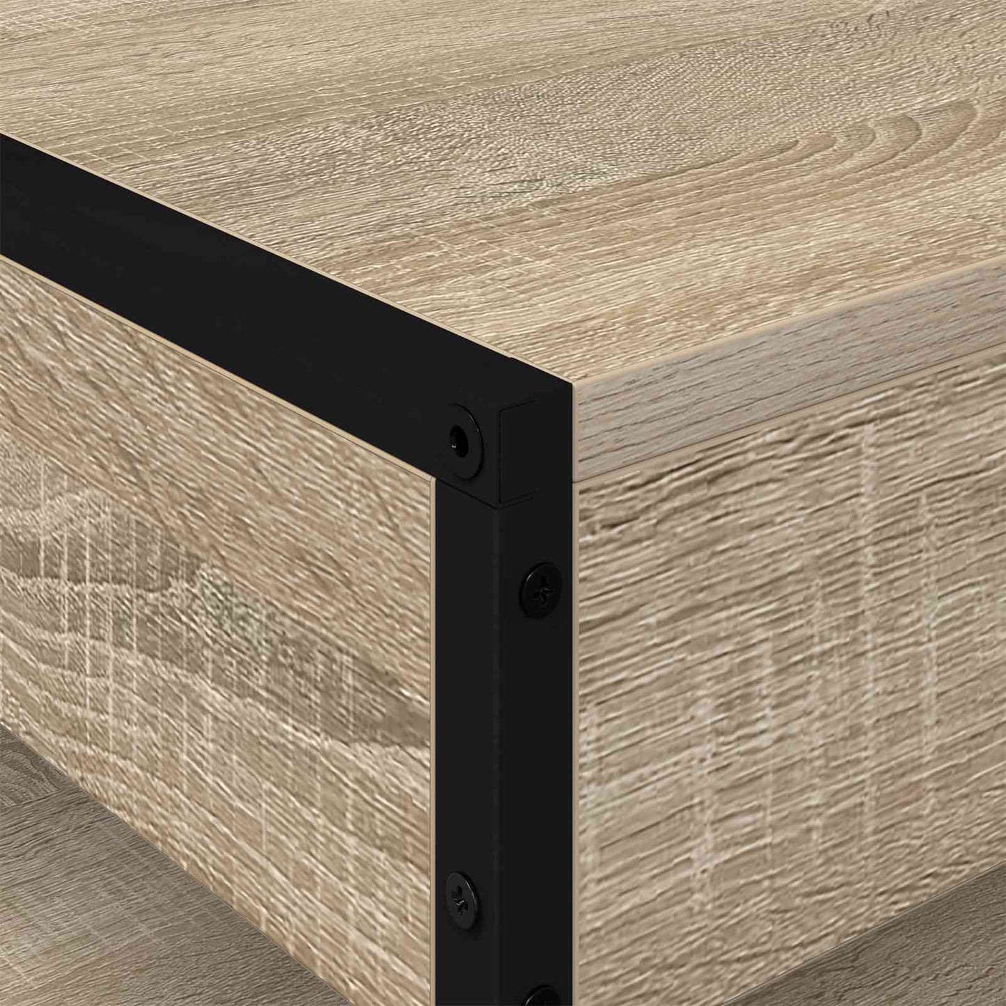 Tavolino da salotto Sonoma 80 x 50 x 40 cm Legno multistrato