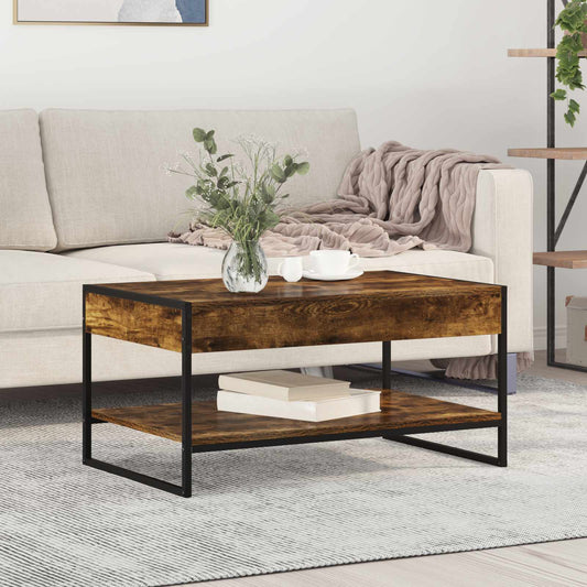 Tavolino da salotto Quercia Fumosa 80 x 50 x 40 cm | homemem39