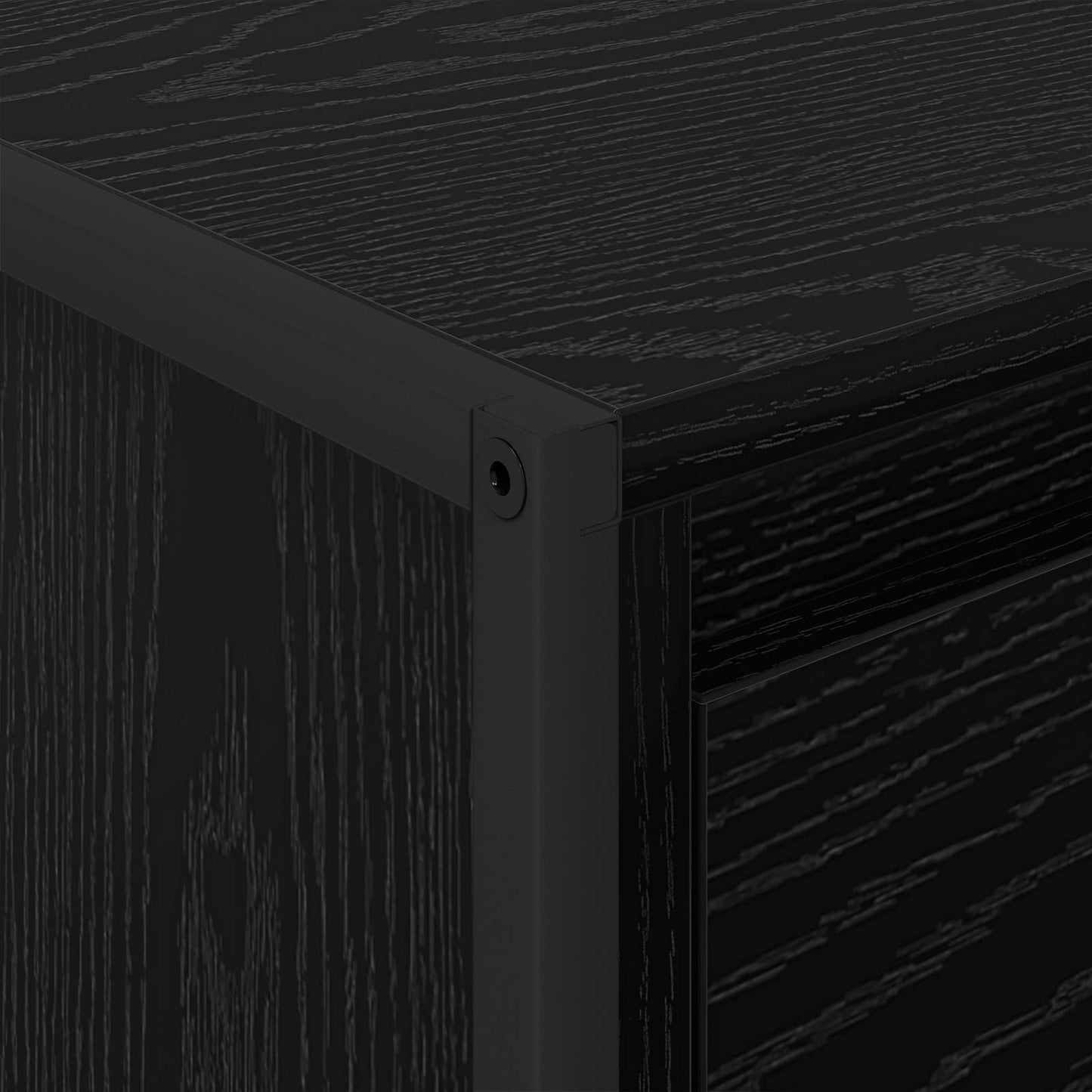 Tavolino da salotto Rovere Nero 100 x 46 x 40 cm