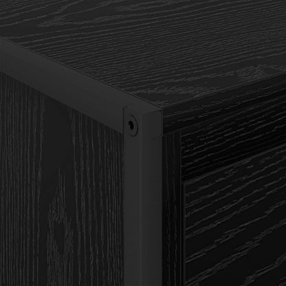 Tavolino da salotto Rovere Nero 100 x 46 x 40 cm