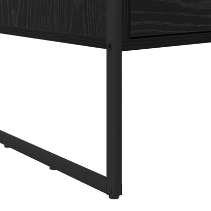 Tavolino da salotto Rovere Nero 100 x 46 x 40 cm