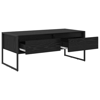 Tavolino da salotto Rovere Nero 100 x 46 x 40 cm