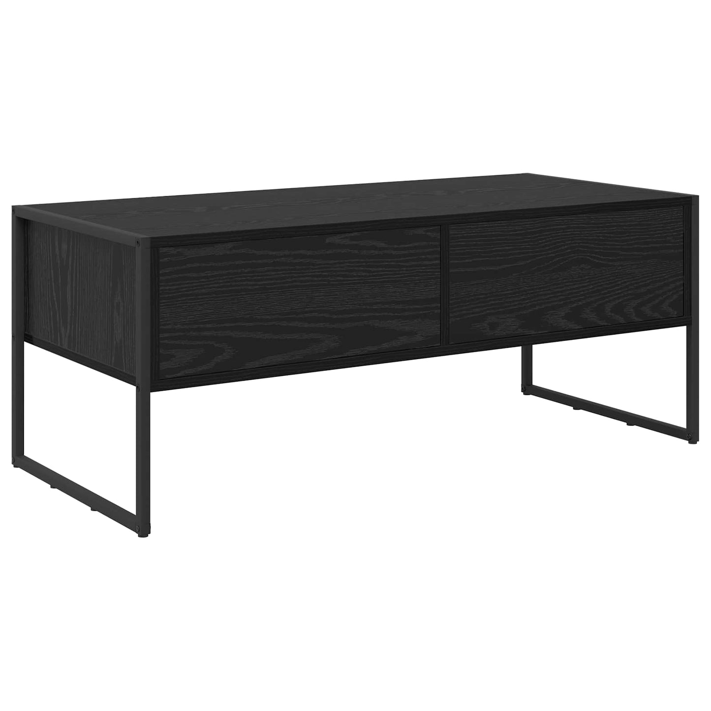 Tavolino da salotto Rovere Nero 100 x 46 x 40 cm