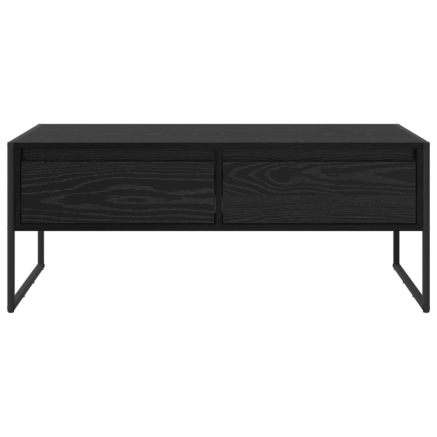 Tavolino da salotto Rovere Nero 100 x 46 x 40 cm