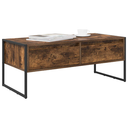 Tavolino da salotto Quercia Fumosa 100 x 46 x 40 cm | homemem39