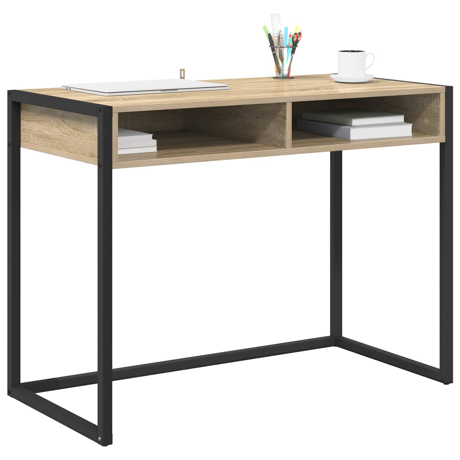 Scrivania Sonoma 100 x 50 x 75 cm Legno multistrato | homemem39