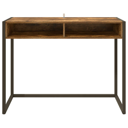 Scrivania Quercia Fumosa 100 x 50 x 75 cm Legno multistrato | homemem39