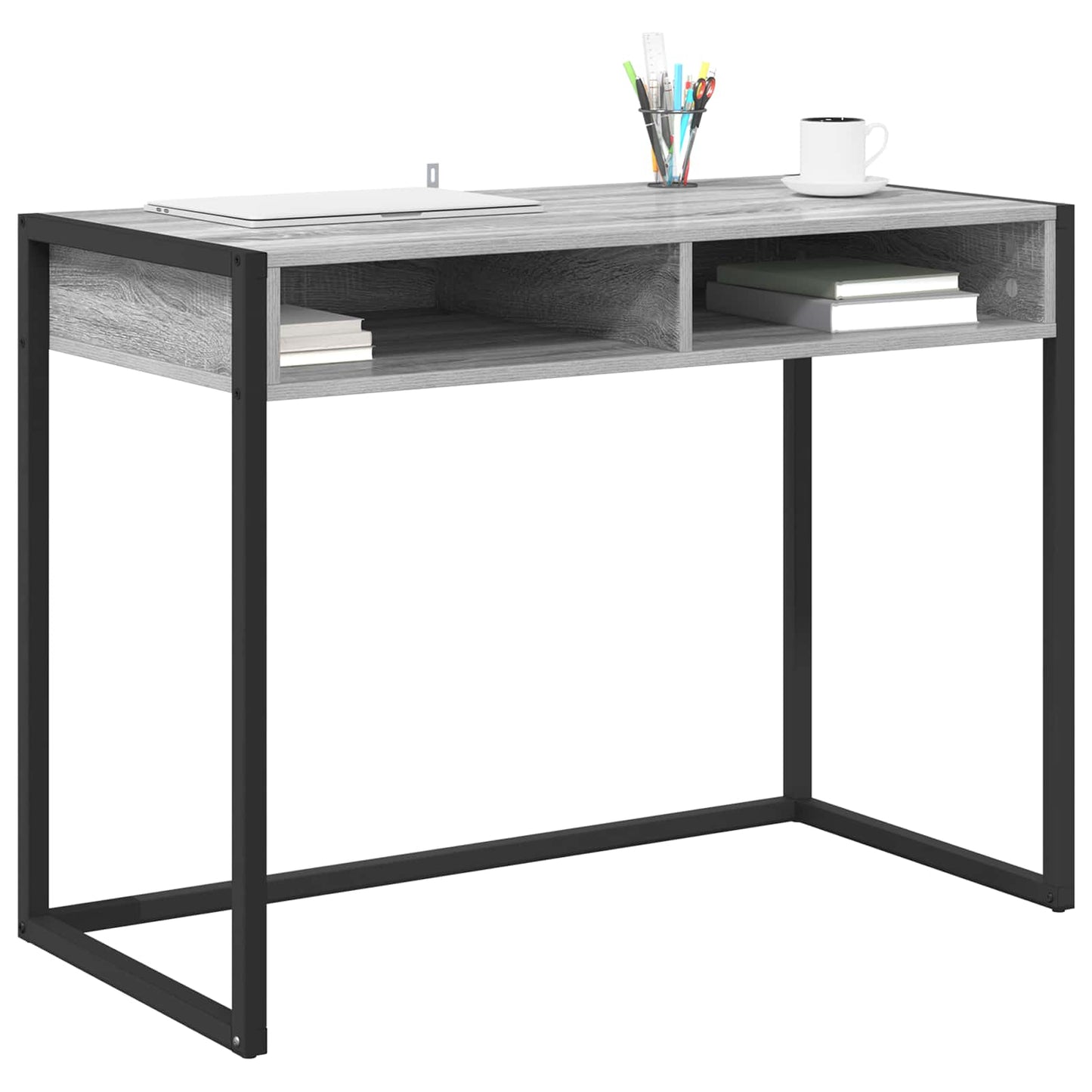 Scrivania Grigio Sonoma 100 x 50 x 75 cm Legno multistrato | homemem39
