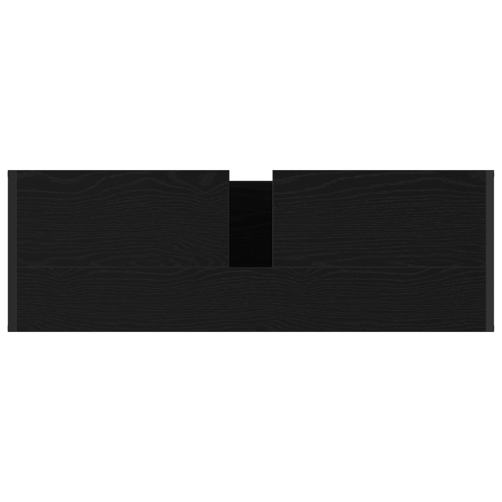 Mobile da Bagno Rovere Nero 90 x 30 x 60 cm Legno multistrato | homemem39