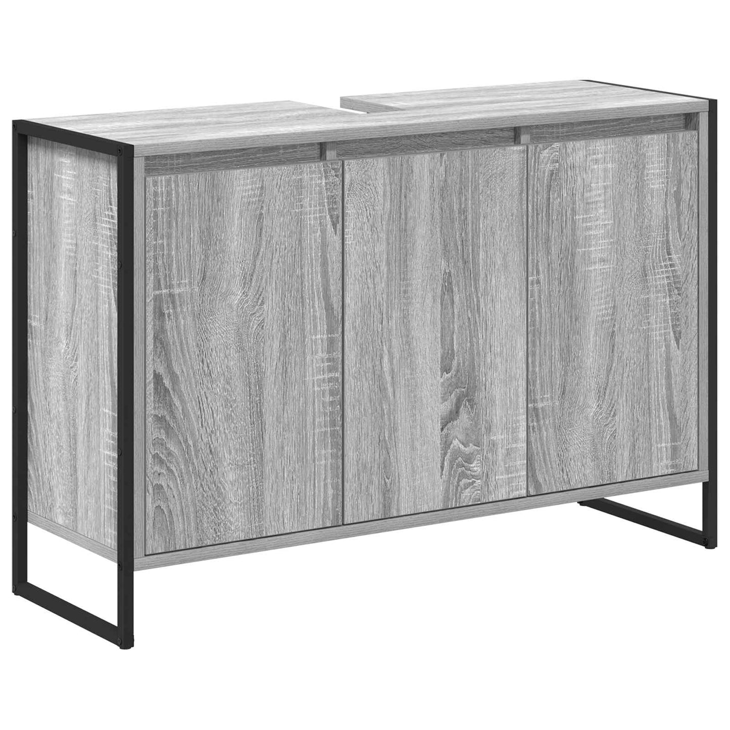 Mobile da Bagno Grigio Sonoma 90 x 30 x 60 cm Legno multistrato | homemem39