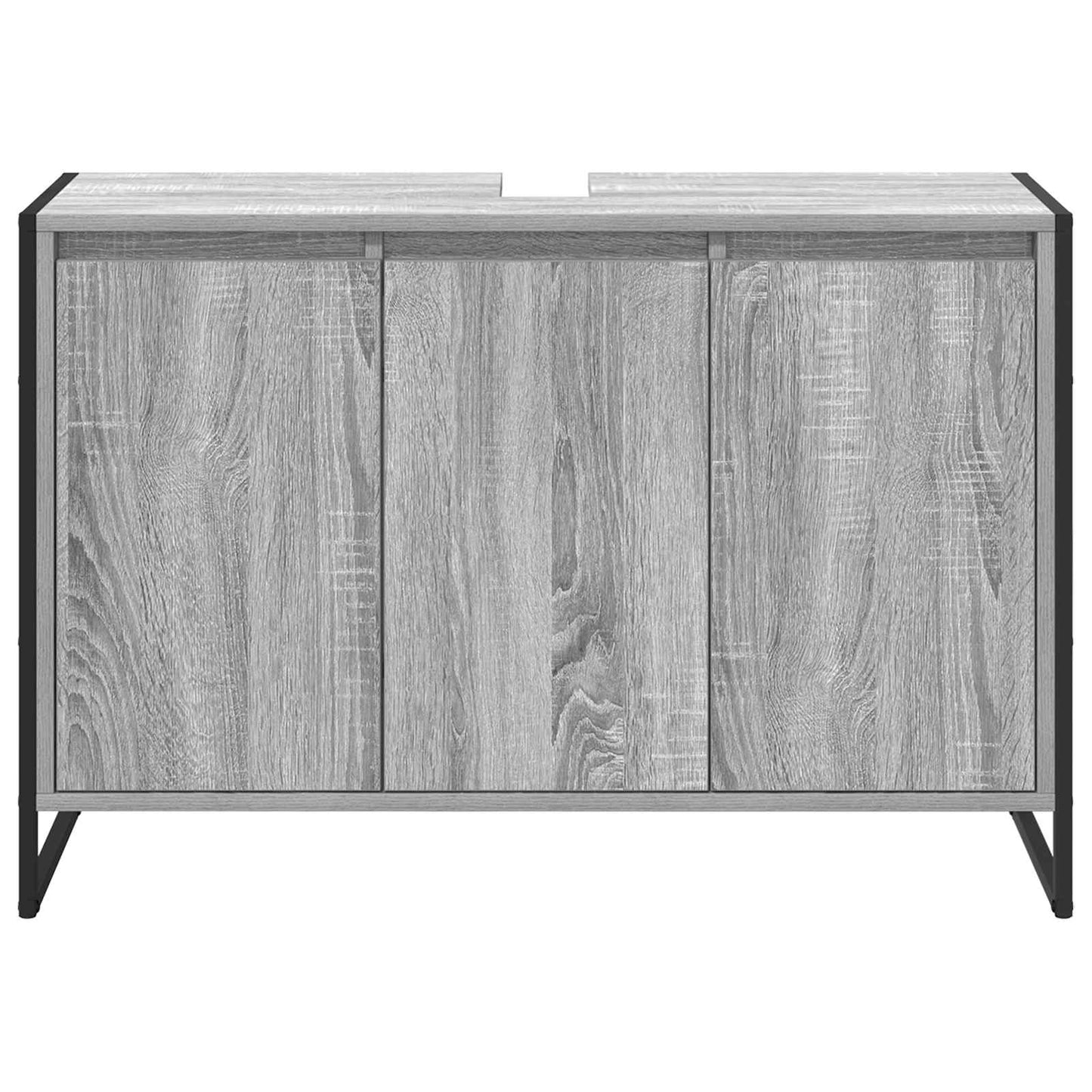 Mobile da Bagno Grigio Sonoma 90 x 30 x 60 cm Legno multistrato | homemem39