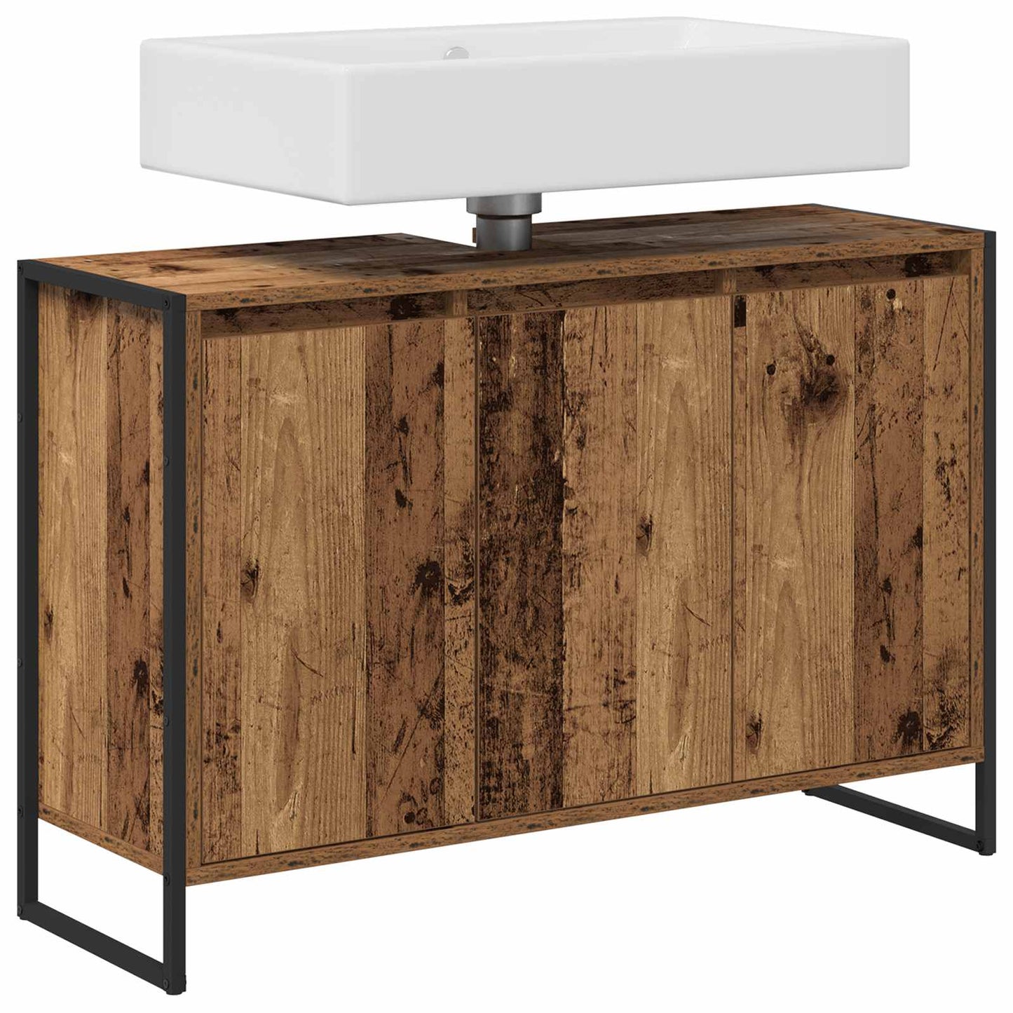 Mobile da Bagno Legno vecchio 90 x 30 x 60 cm Legno multistrato | homemem39