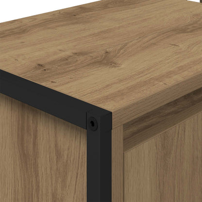 Mobile da Bagno con porta Rovere Artigianale 90 x 30 x 60 cm | homemem39