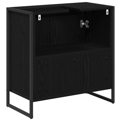 Mobile da Bagno Rovere Nero 60 x 30 x 60 cm Legno multistrato | homemem39