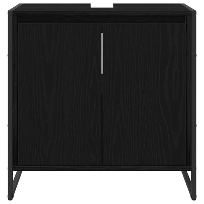 Mobile da Bagno Rovere Nero 60 x 30 x 60 cm Legno multistrato | homemem39