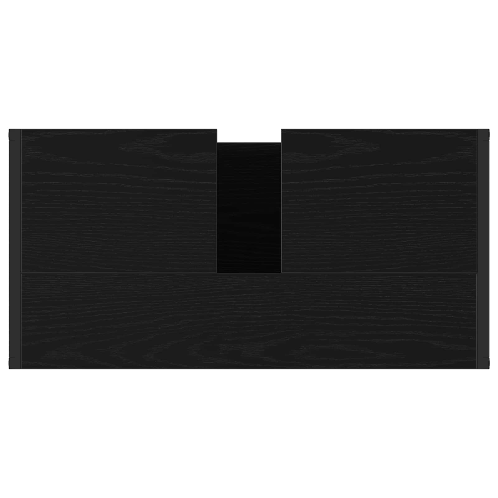 Mobile da Bagno Rovere Nero 60 x 30 x 60 cm Legno multistrato | homemem39