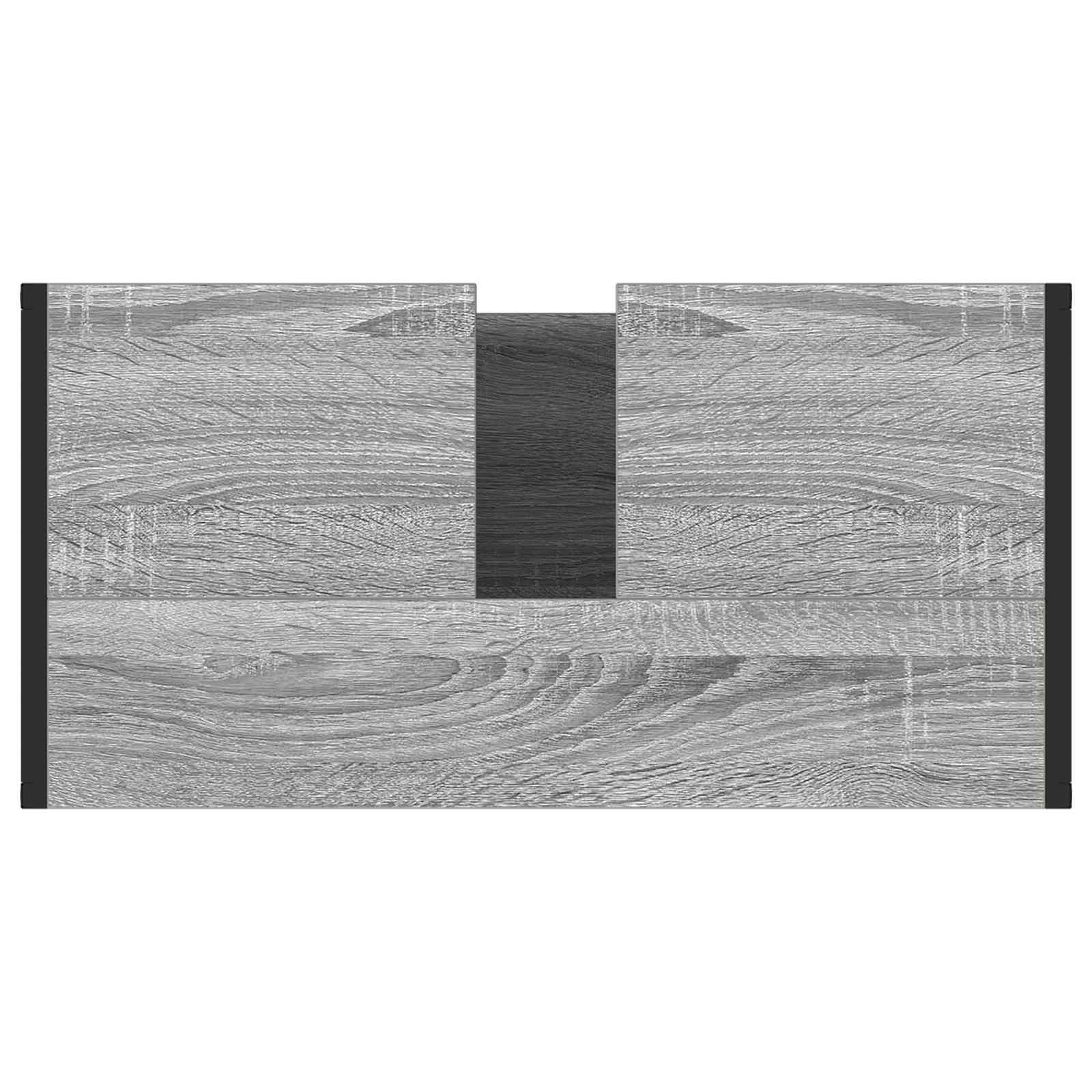 Mobile da Bagno Grigio Sonoma 60 x 30 x 60 cm Legno multistrato | homemem39
