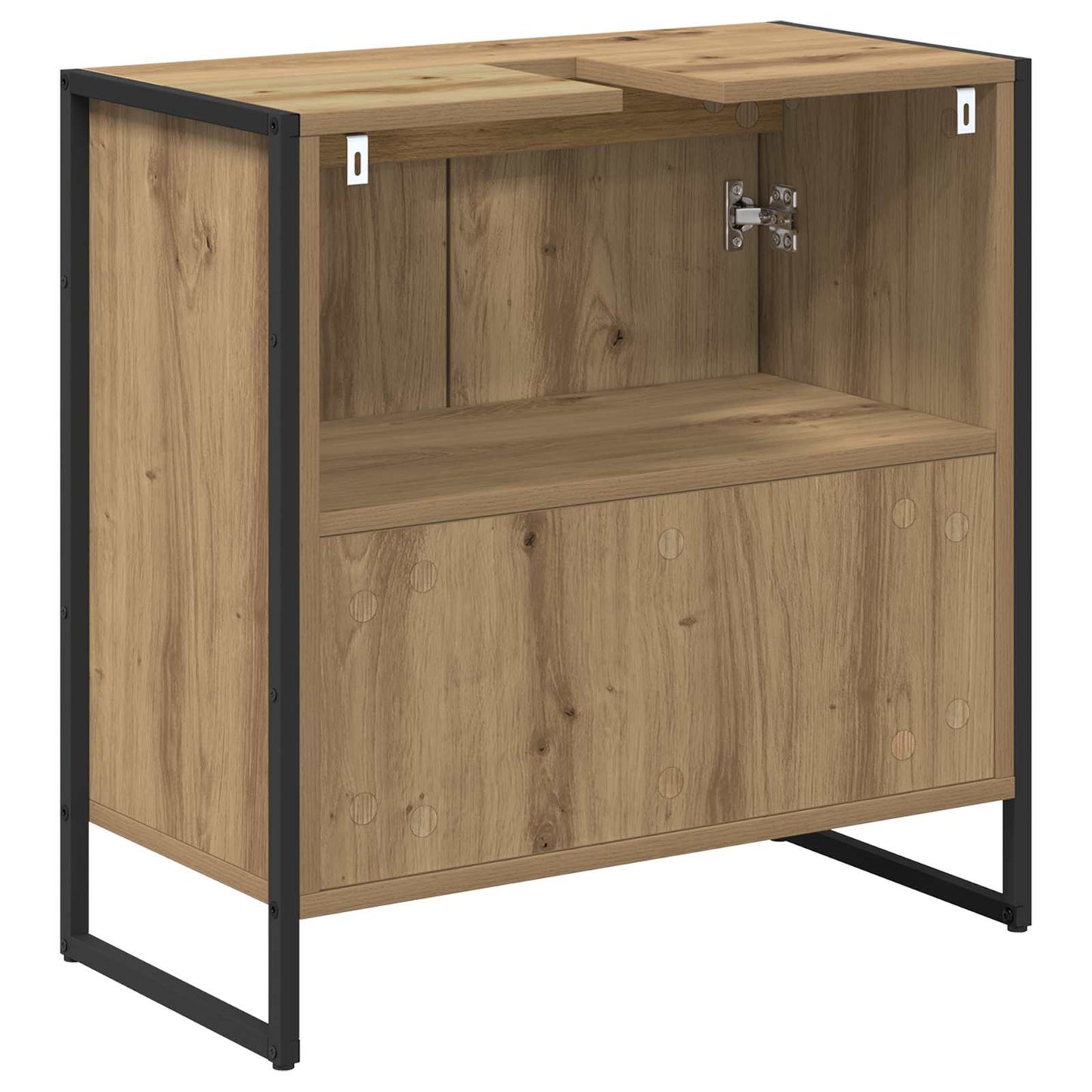 Mobile da Bagno con porta Rovere Artigianale 60 x 30 x 60 cm