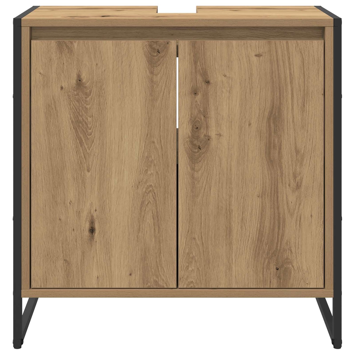 Mobile da Bagno con porta Rovere Artigianale 60 x 30 x 60 cm