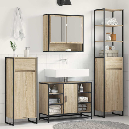 Mobile da Bagno Sonoma 40 x 30 x 180 cm Legno multistrato