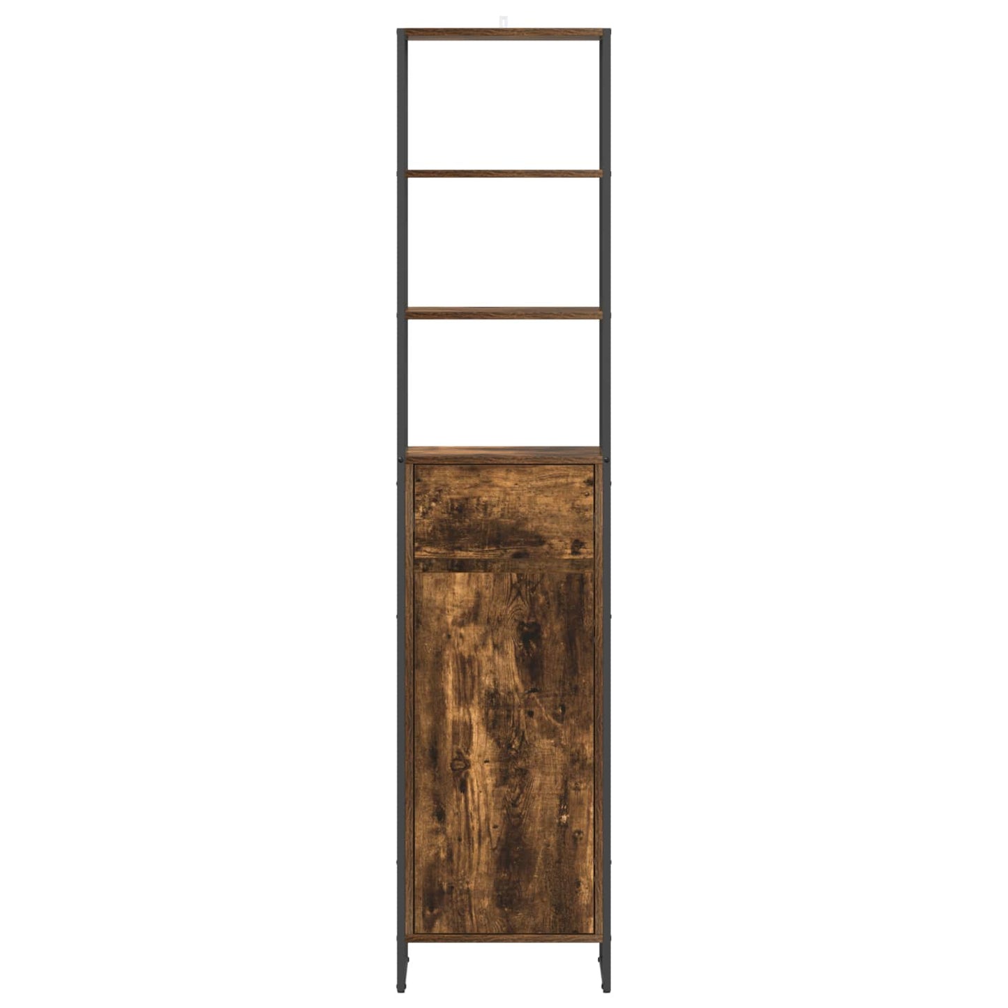 Mobile da Bagno con cassetto Quercia Fumosa 40 x 30 x 180 cm