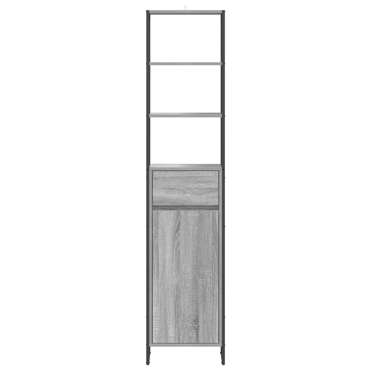 Mobile da Bagno con cassetto Grigio Sonoma 40 x 30 x 180 cm | homemem39