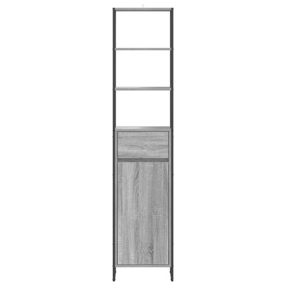 Mobile da Bagno con cassetto Grigio Sonoma 40 x 30 x 180 cm | homemem39