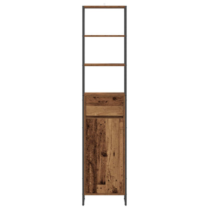 Mobile da Bagno con cassetto Legno vecchio 40 x 30 x 180 cm | homemem39