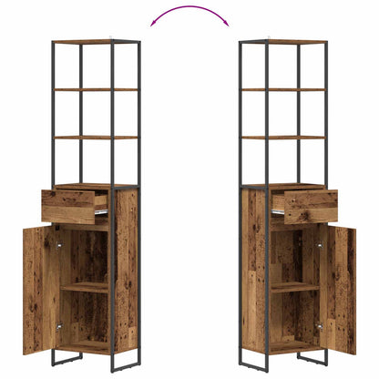 Mobile da Bagno con cassetto Legno vecchio 40 x 30 x 180 cm | homemem39