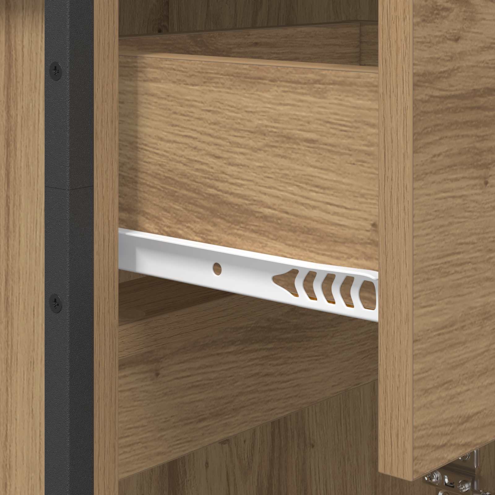 Mobile da Bagno con porta Rovere Artigianale 40 x 30 x 180 cm | homemem39