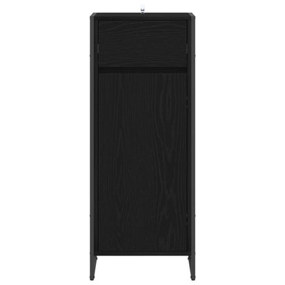 Mobile da Bagno Rovere Nero 40 x 30 x 100 cm Legno multistrato | homemem39