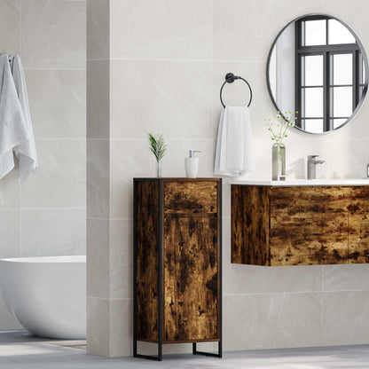 Mobile da Bagno con cassetto Quercia Fumosa 40 x 30 x 100 cm | homemem39