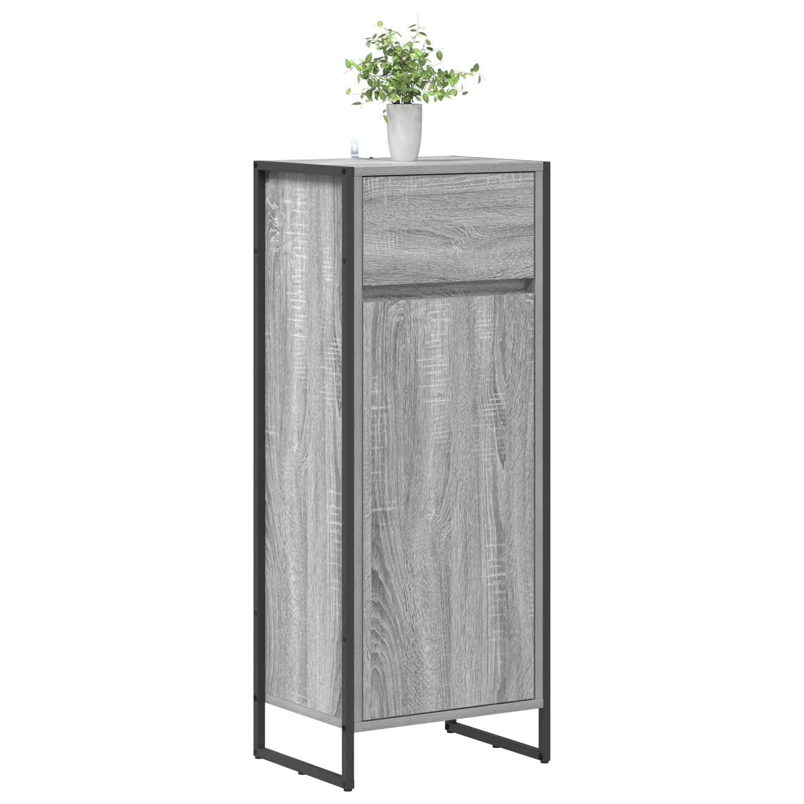 Mobile da Bagno con cassetto Grigio Sonoma 40 x 30 x 100 cm | homemem39