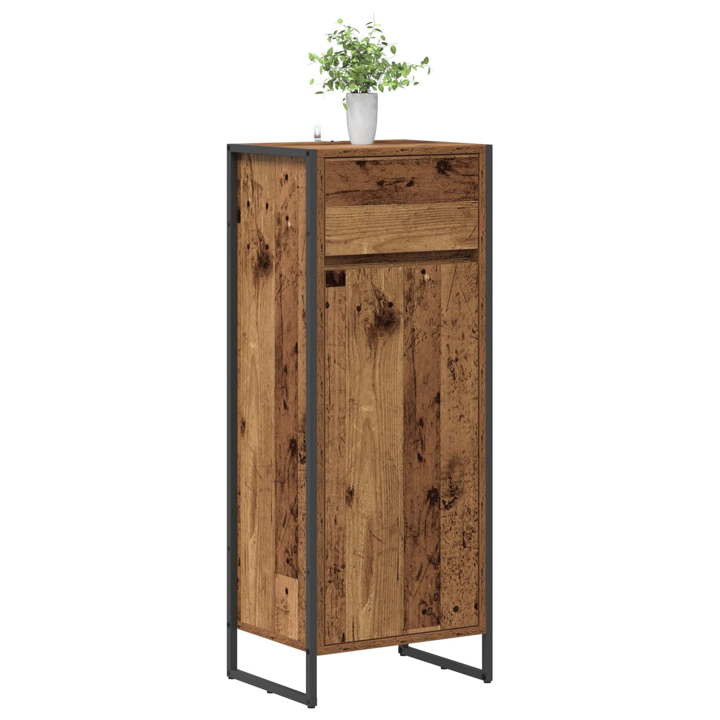 Mobile da Bagno con cassetto Legno vecchio 40 x 30 x 100 cm | homemem39