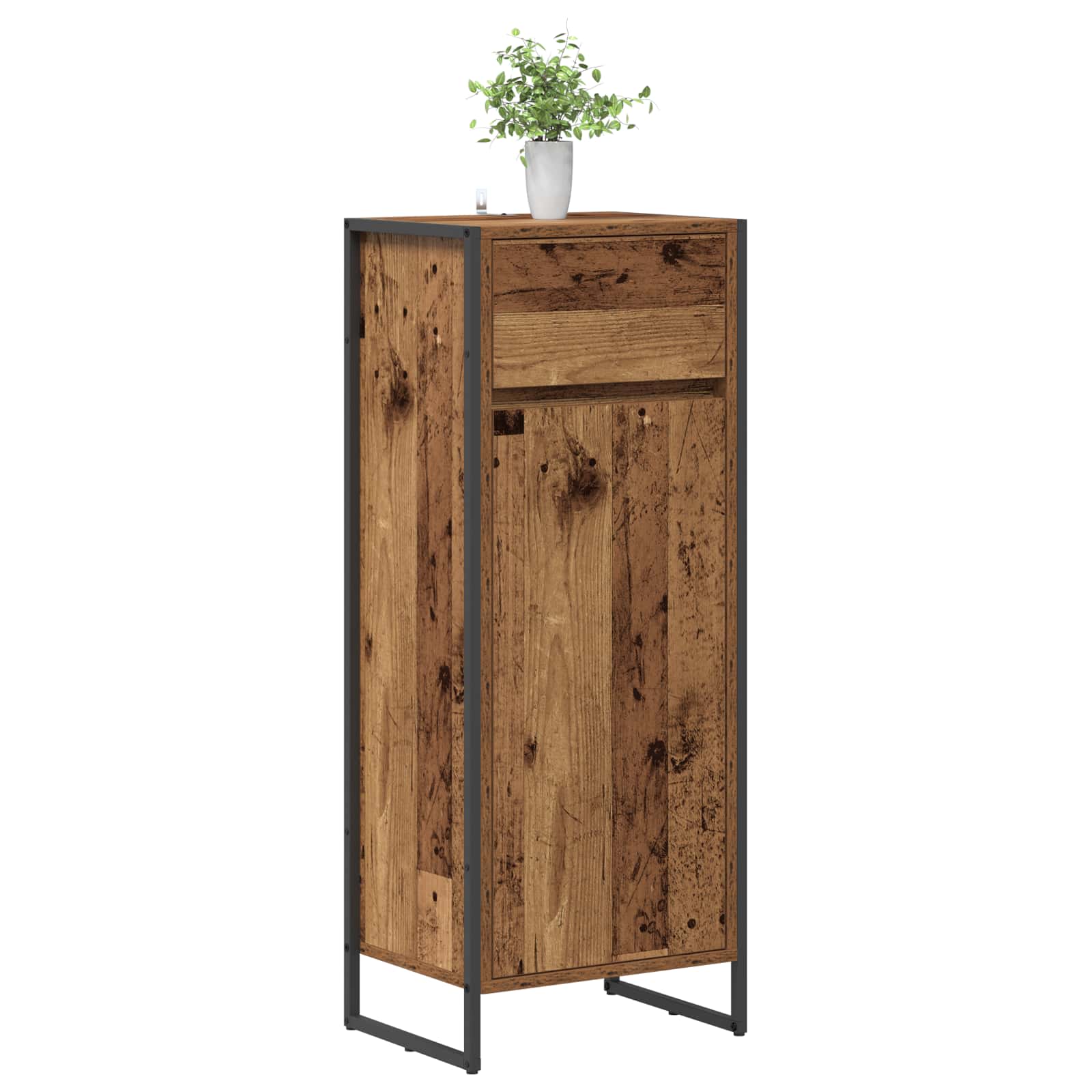 Mobile da Bagno con cassetto Legno vecchio 40 x 30 x 100 cm | homemem39