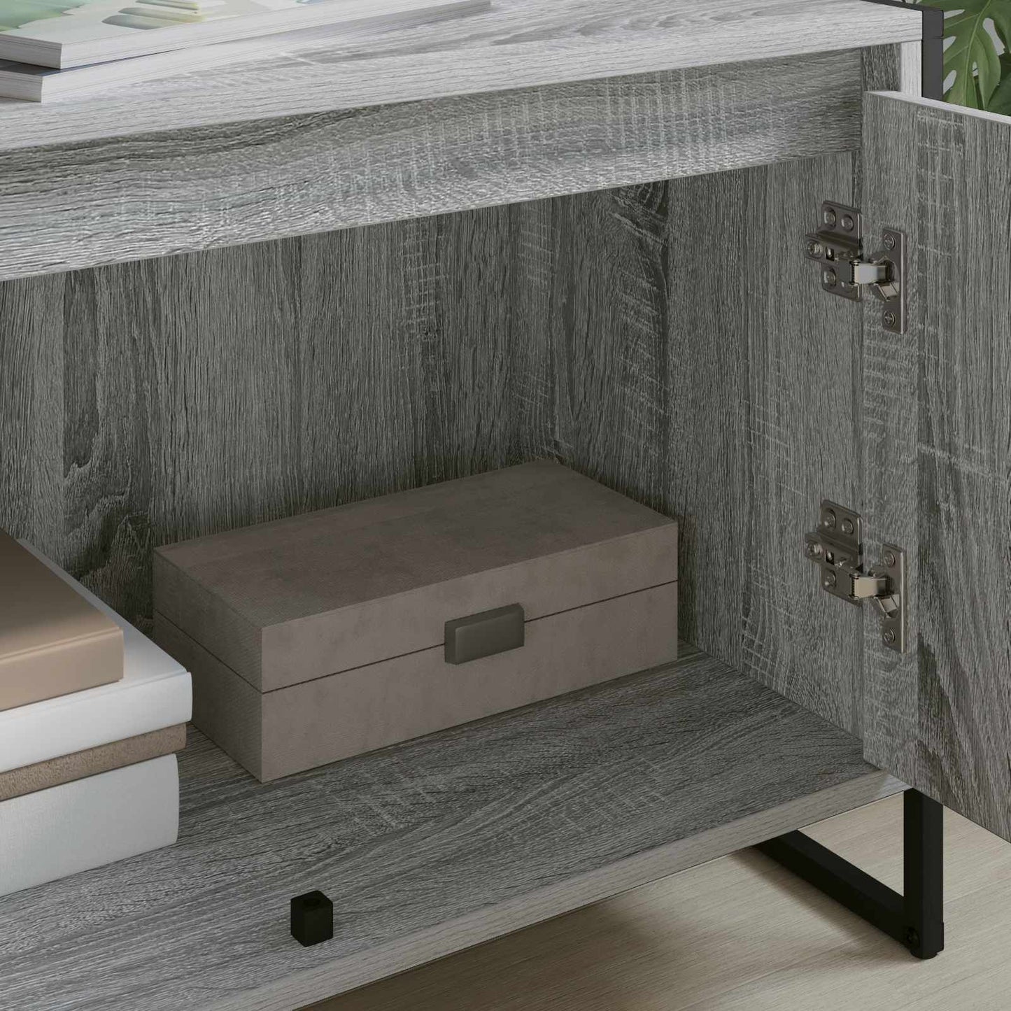 Mobile TV Grigio Sonoma 140 x 36 x 49.5 cm Legno multistrato