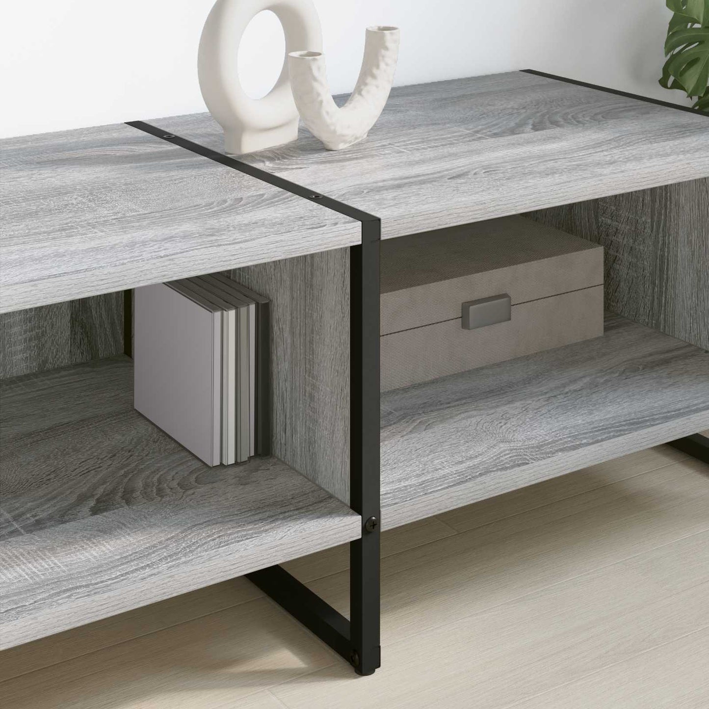 Mobile TV Grigio Sonoma 170,5 x 36 x 30,5 cm Legno multistrato