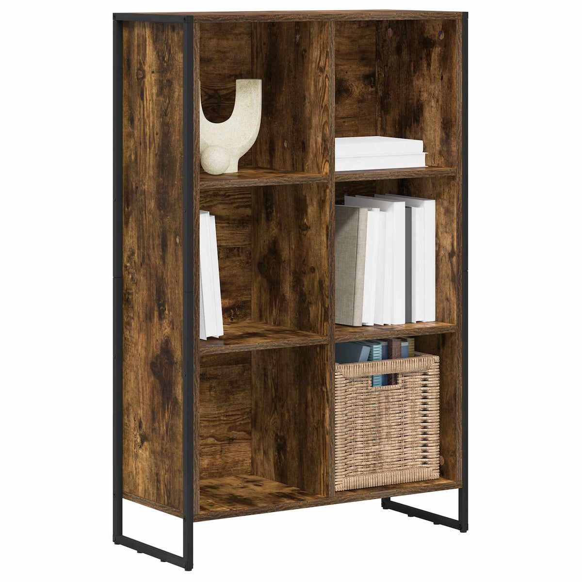 Armadio per Libri Rovere Fumo 68 x 30 x 108 cm